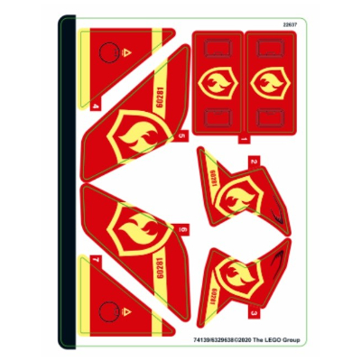 Sticker Sheet for Set 60281-1 ([No Color/Any Color])