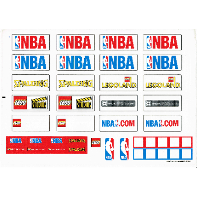Sticker Sheet for Sets 3432-1, 3433-1 ([No Color/Any Color])