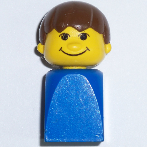 Basic Figure Finger Puppet Male [Blue, Brown Hair] ([No Color/Any Color])
