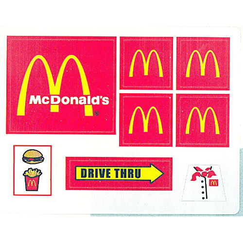 Sticker Sheet for Set 3438-1 ([No Color/Any Color])