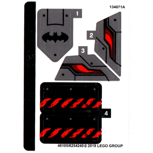 Sticker Sheet for Set 76117-1 ([No Color/Any Color])
