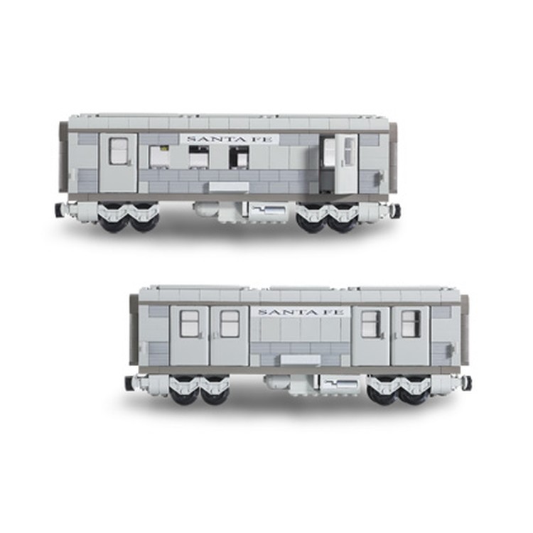 Santa Fe Cars - Set I (mail or baggage car)