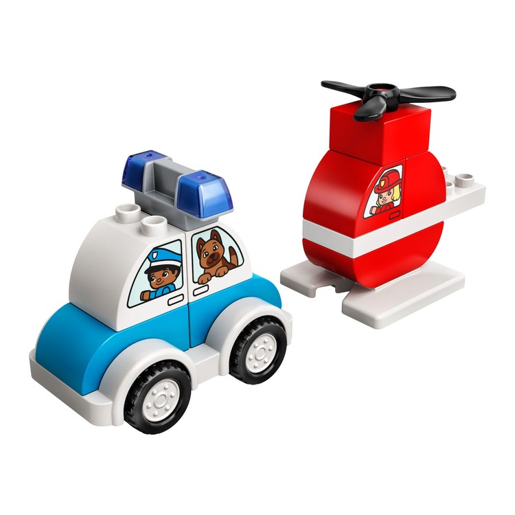 Fire Helicopter & Police Car