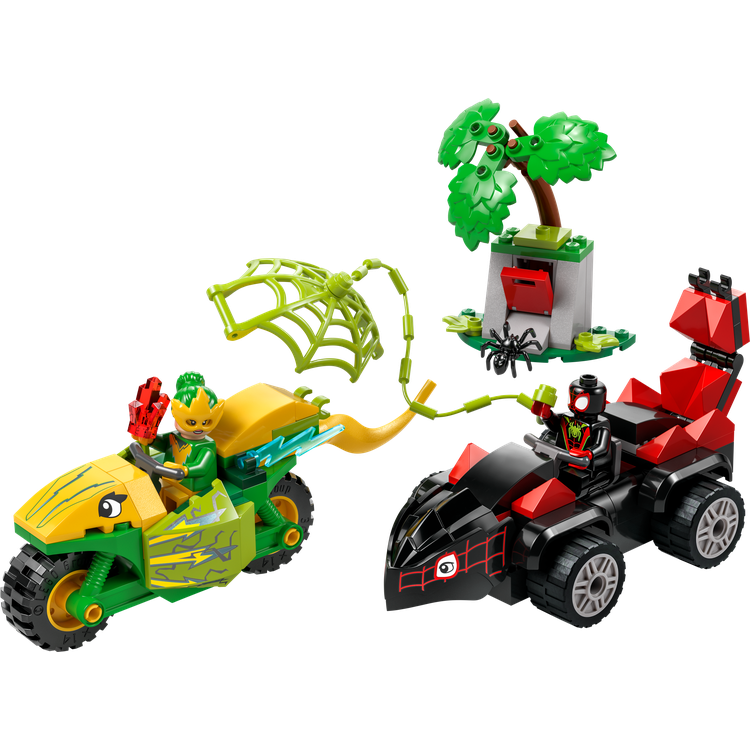 Spin and Electro Dinosaur Vehicle Chase