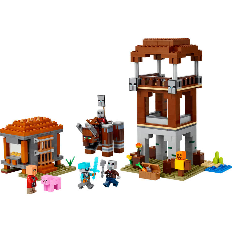 The Pillager Outpost and Ravager