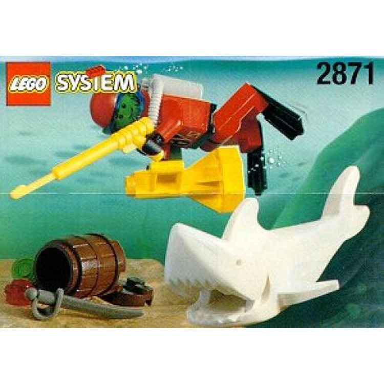 Diver and Shark