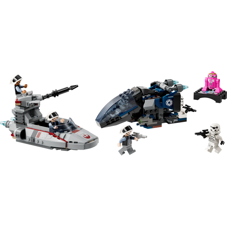 Imperial Dropship vs. Rebel Scout Speeder