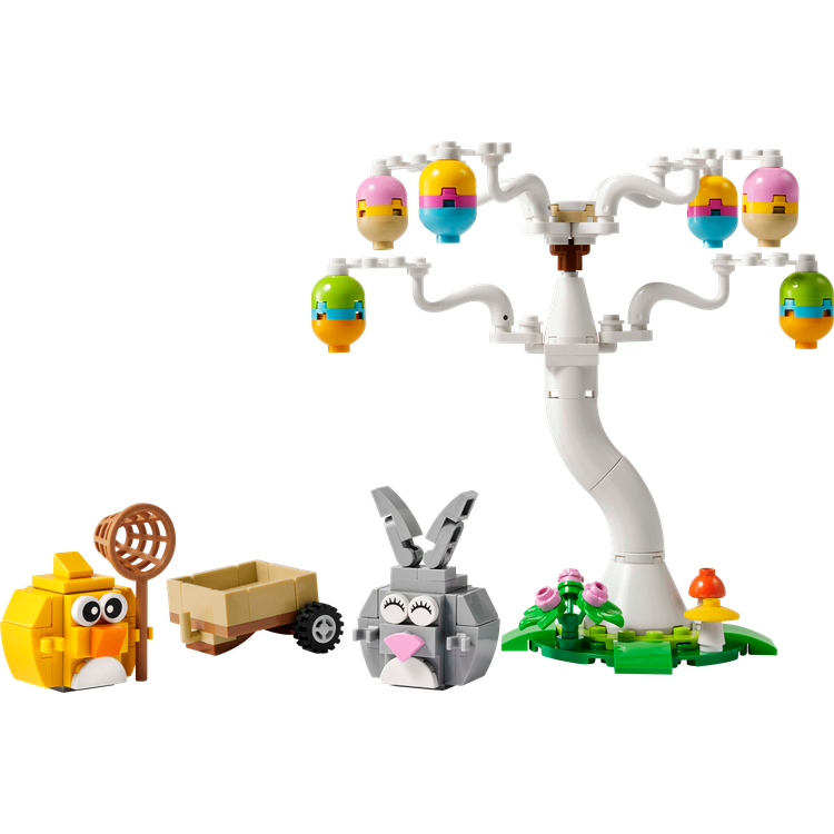 Easter Bunny and Chick Egg Hunt