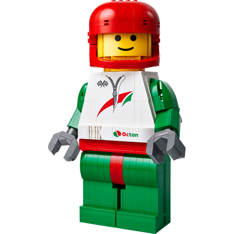 Up-Scaled Racing Driver Minifigure
