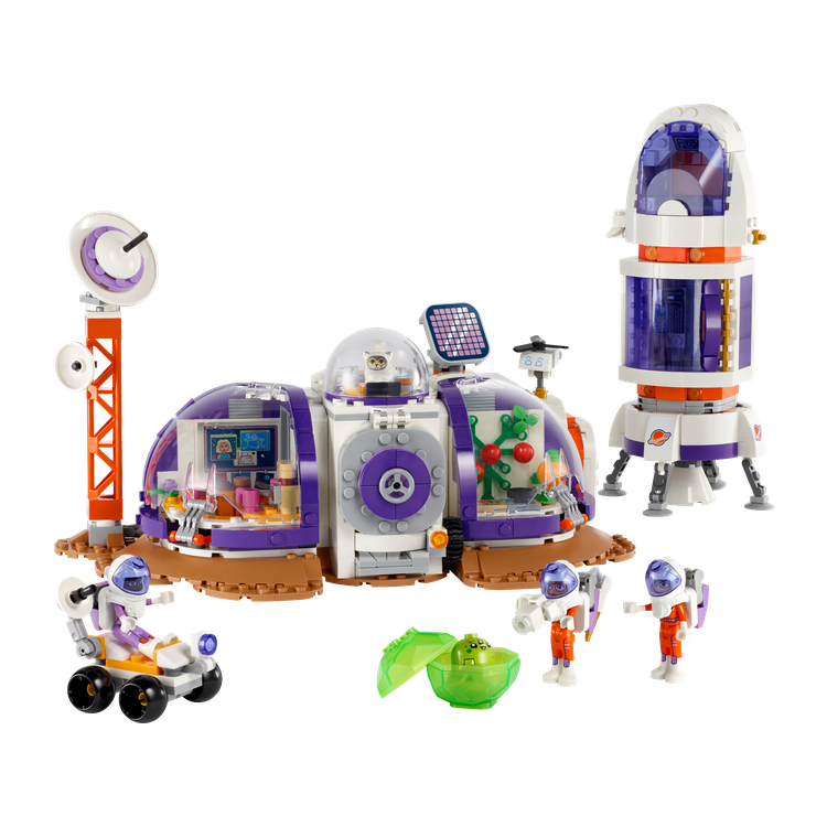 Mars Space Base and Rocket