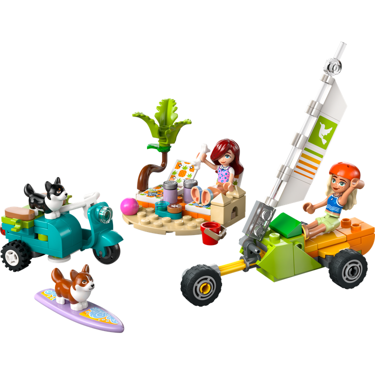 Surfing Dogs and Scooter Adventure
