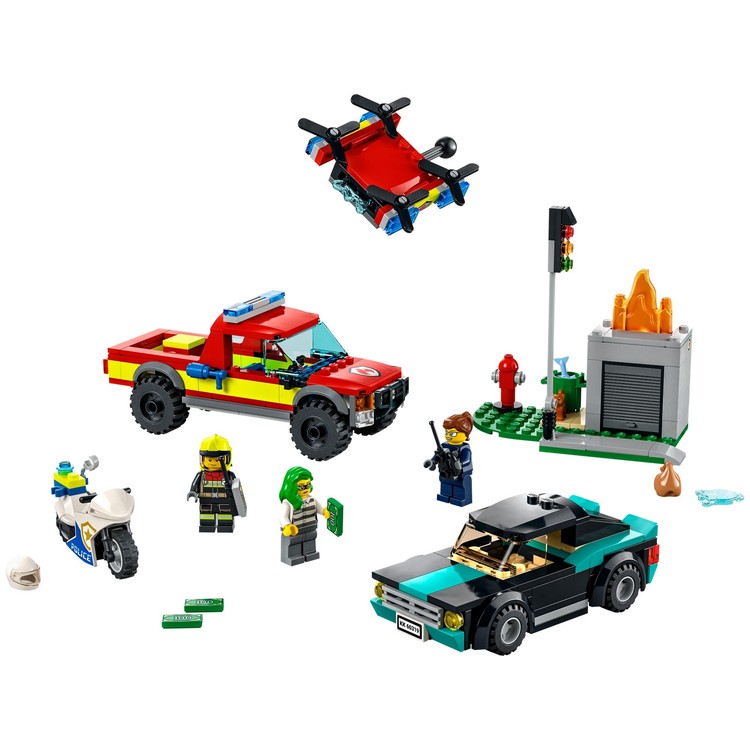 Fire Rescue & Police Chase