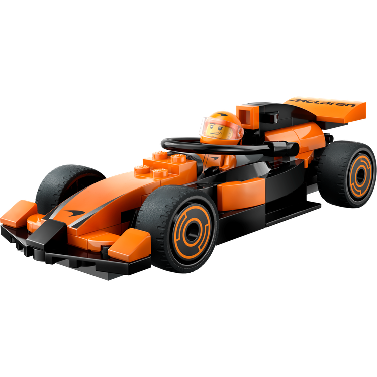 F1 Driver with McLaren Race Car