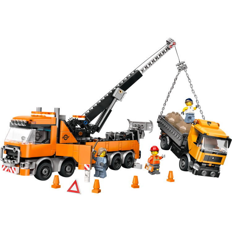 Heavy-Duty Recovery Tow Truck with Crane