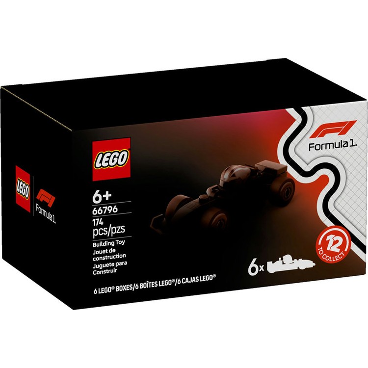 F1 Collectible Race Car 6-Pack