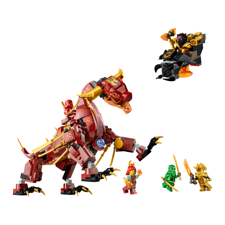 Heatwave Transforming Lava Dragon