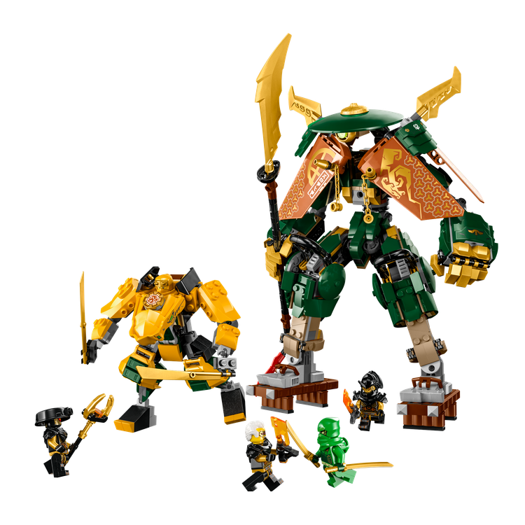 Lloyd and Arin's Ninja Team Mechs