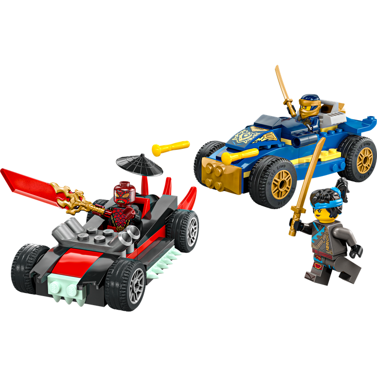Rogue vs. Drix Race Car Duel
