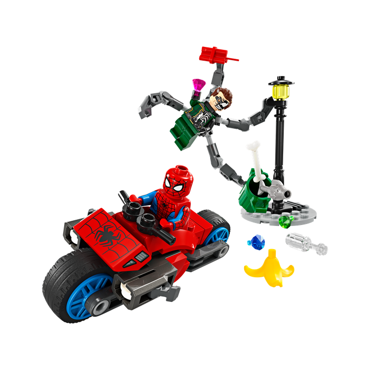 Motorcycle Chase: Spider-Man vs. Doc Ock