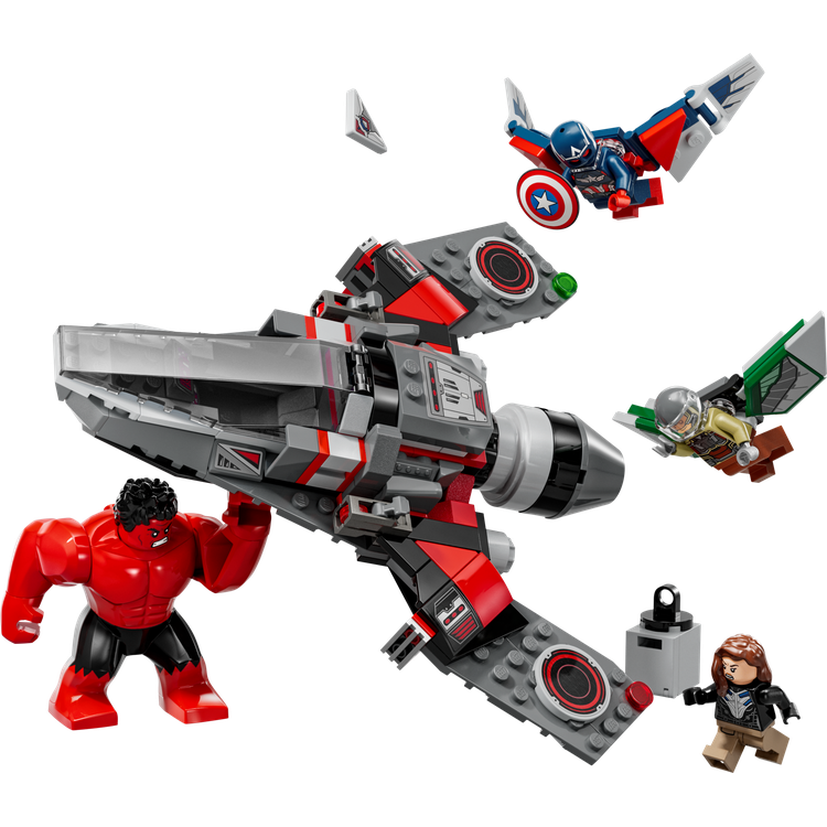 Captain America vs. Red Hulk Battle