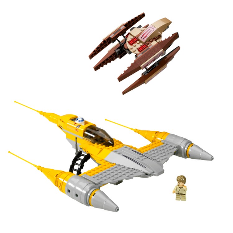 Naboo N-1 Starfighter and Vulture Droid
