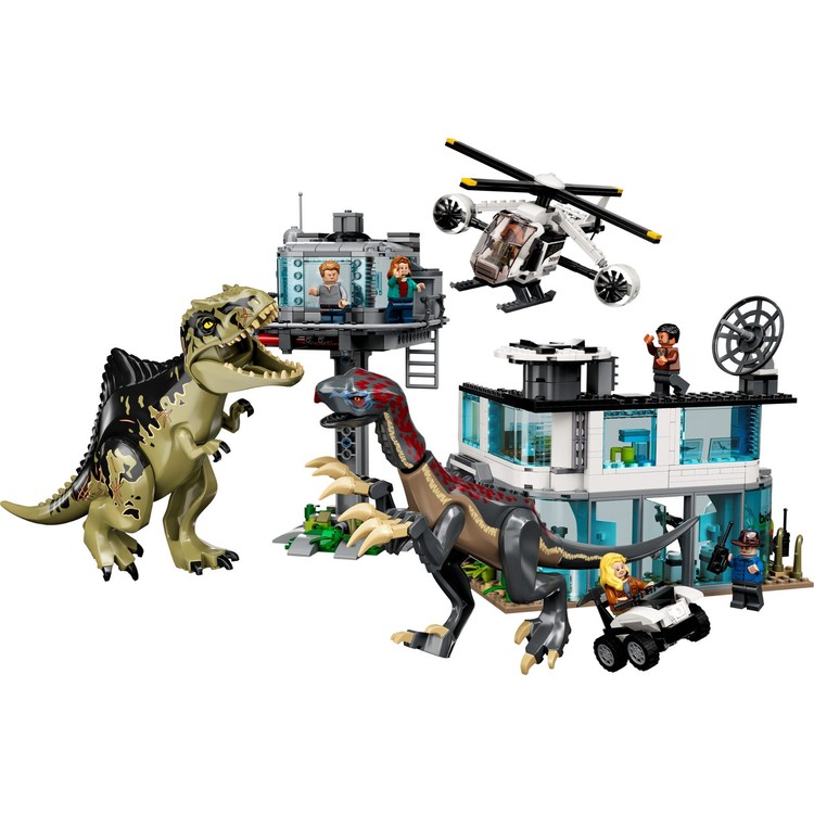 Giganotosaurus & Therizinosaurus Attack