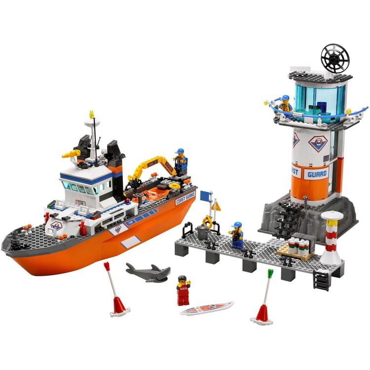 Coast Guard Patrol Boat and Tower