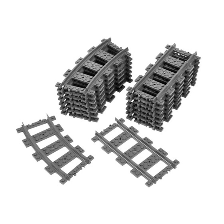 Straight and Curved Rails for RC Trains