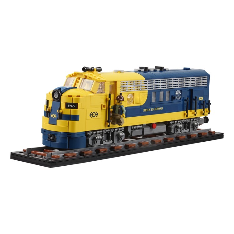 Brick Railroad Locomotive