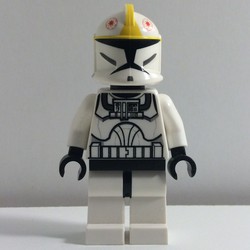 Clone Pilot, Phase I Armor, Plain Black Head