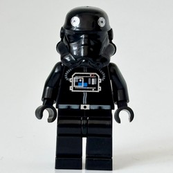 TIE Pilot, Plain Legs, Plain Black Head (30408 Helmet)