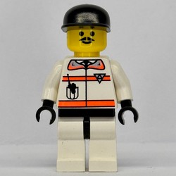 Res-Q Man, Black Cap, Moustache
