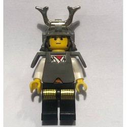 Shogun, Armor and Helmet with Horn, White Robe