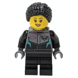 Race Driver, Black Racing Suit, Black Hair