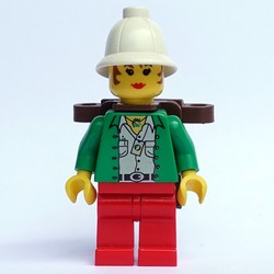 Miss Gail Storm with Backpack