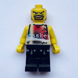 Basketball Player, Tan Torso, Black Legs