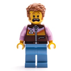 Man, Reddish Brown Jacket, Medium Blue Legs, Medium Nougat Hair