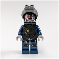 Robot Police, Helmet with Night Vision Goggles, Armor