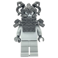 Stone Snake Temple Guardian Statue