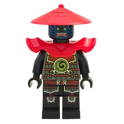 Swordsman with Blue Face