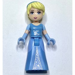 Cinderella - Medium Blue Dress, Bright Light Blue Gloves, Hair Band