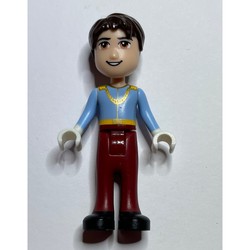 Prince Charming - Light Blue Shirt, Dark Red Trousers