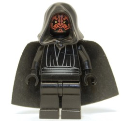 Darth Maul, Black Hood and Cape