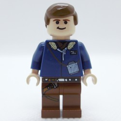 Han Solo, Hoth Outfit, Dark Blue Jacket, Reddish Brown Legs