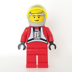 Rebel Pilot B-wing, Red Flight Suit, Yellow Skin