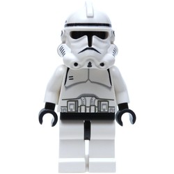 Clone Trooper, Phase II Armor, Plain Black Head, Black Mouth