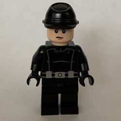 Imperial Crew / Pilot, Black Uniform, Cavalry Cap, Black Hands