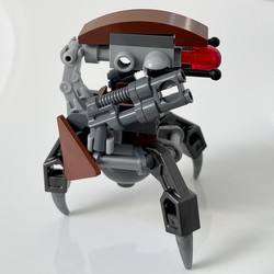 Droideka / Destroyer Droid, Reddish Brown Shell, Triangular Panels