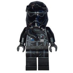 TIE Pilot, First Order, Two White Lines on Helmet