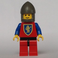 Knight (Crusader Lion) - Red Legs, Chin-Guard